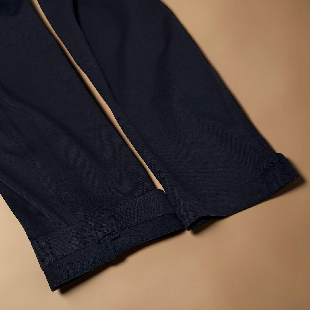 LARDINI ニット テーラードジャケット 48 ネイビー ラルディーニ