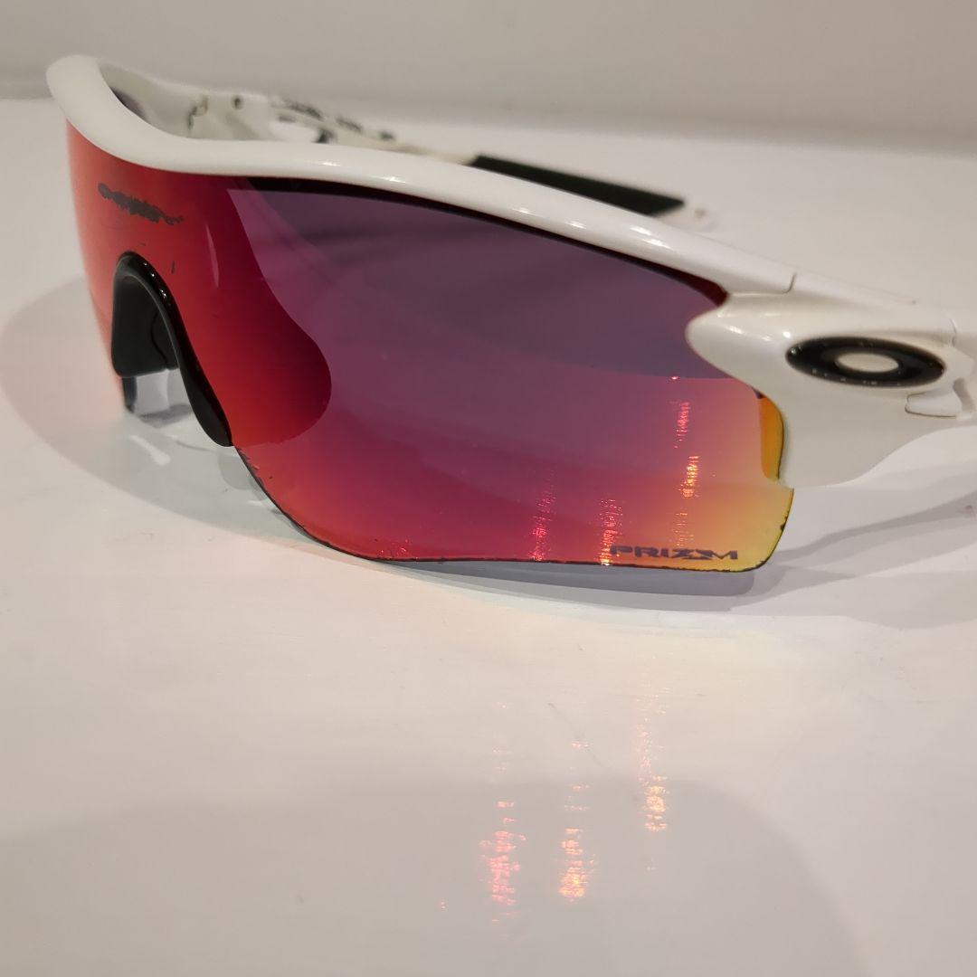Oakley スポーツサングラス ホワイトフレーム