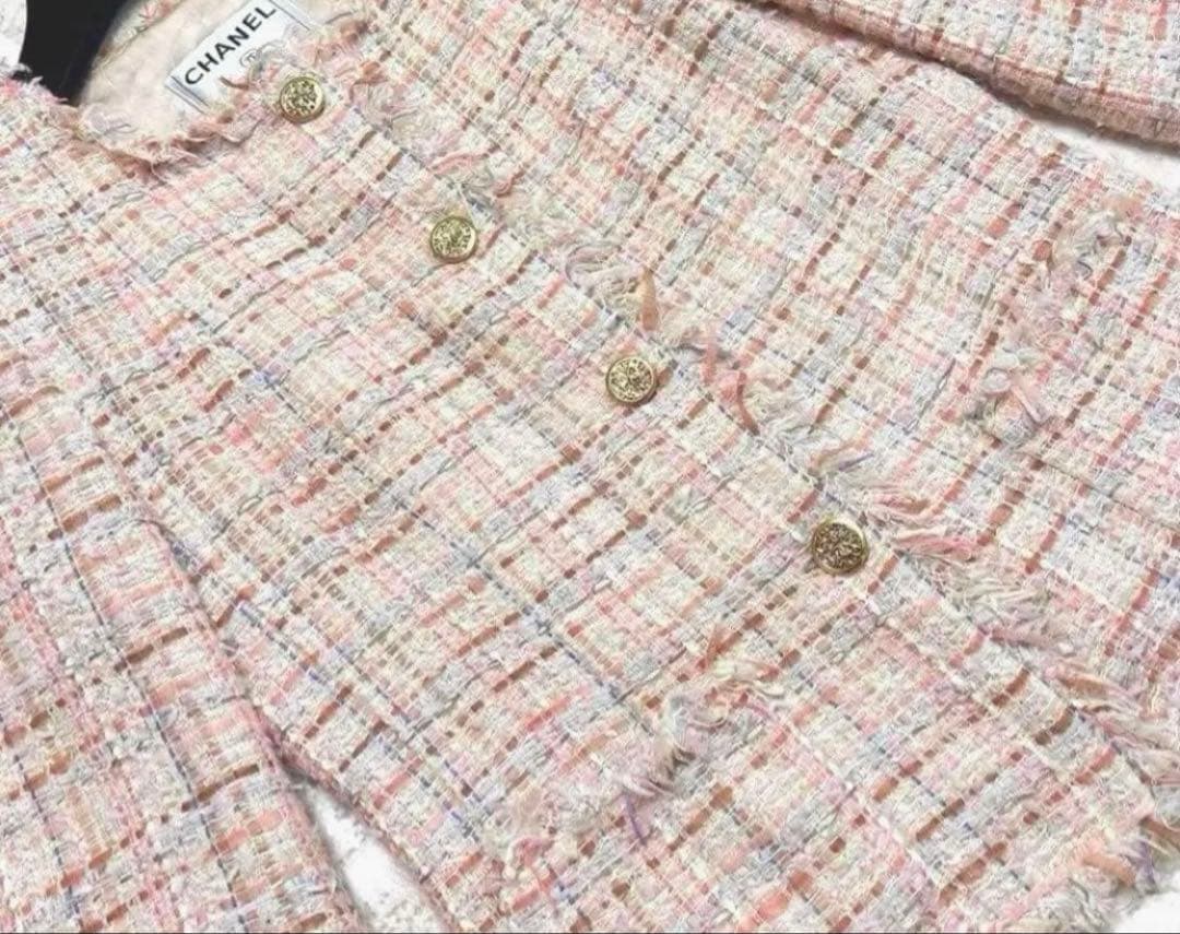 CHANEL ツイードジャケット　ラガーフェルド