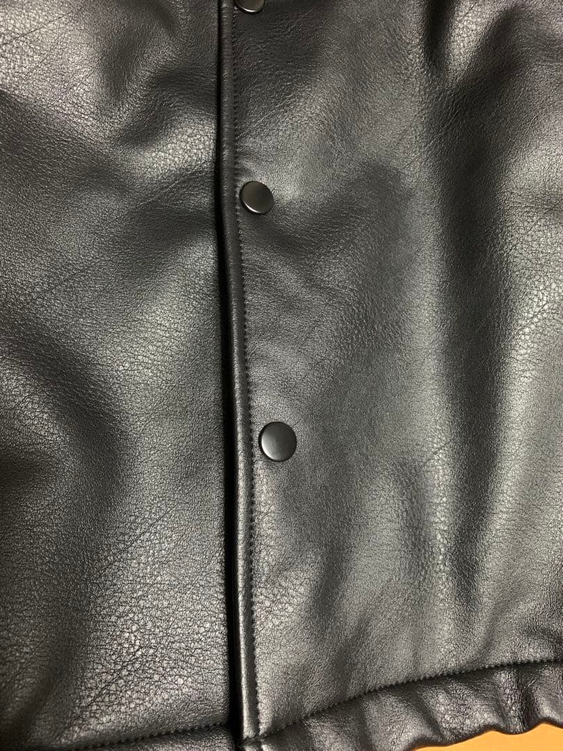 キムタク着 ROLLER FAKE LEATHER COACHJACKET