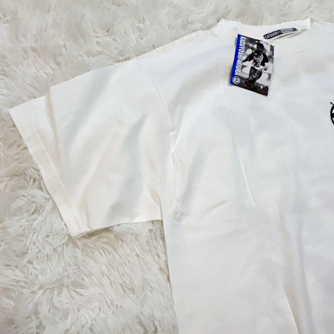 【レア】新品タグ付き 三浦知良 Tシャツ Jリーグ 90年代 KAZU 半袖 白