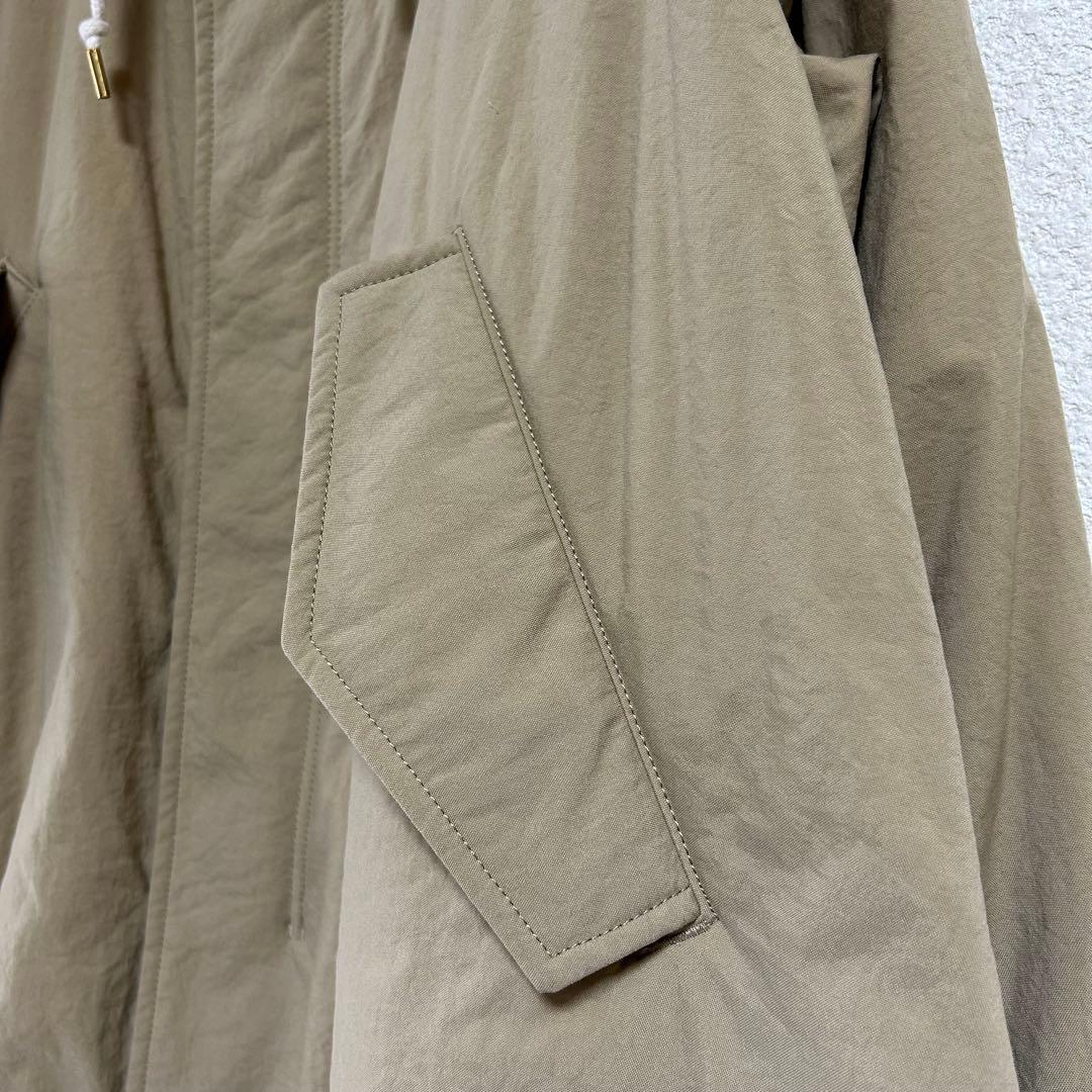 ザシンゾーン 中綿モッズコート ベージュ