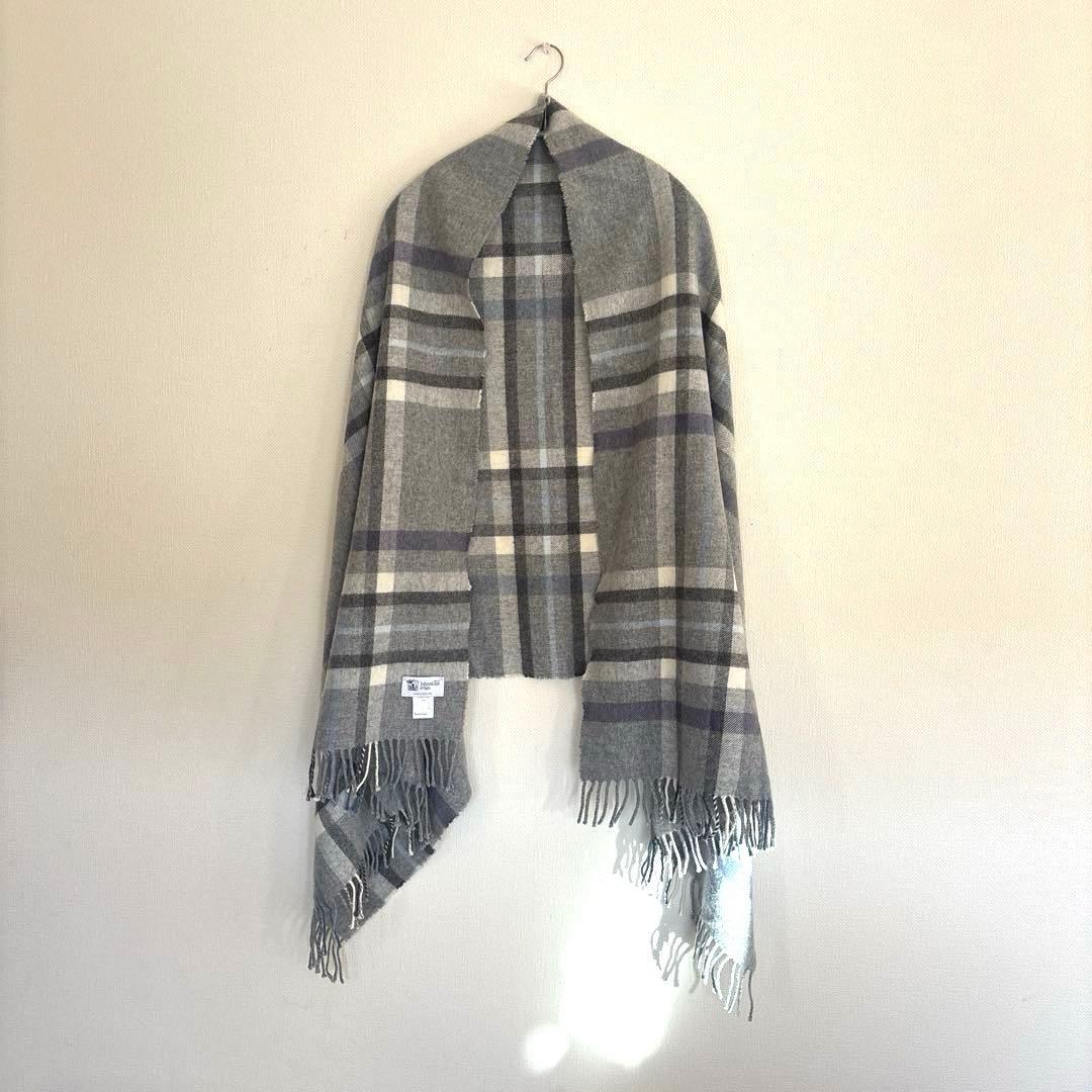 Johnstons of Elgin ウールストール グレー系