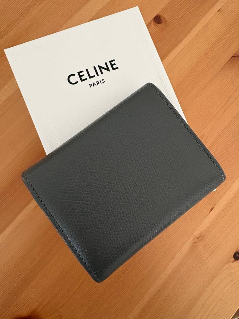 CELINE グレー 三つ折り財布