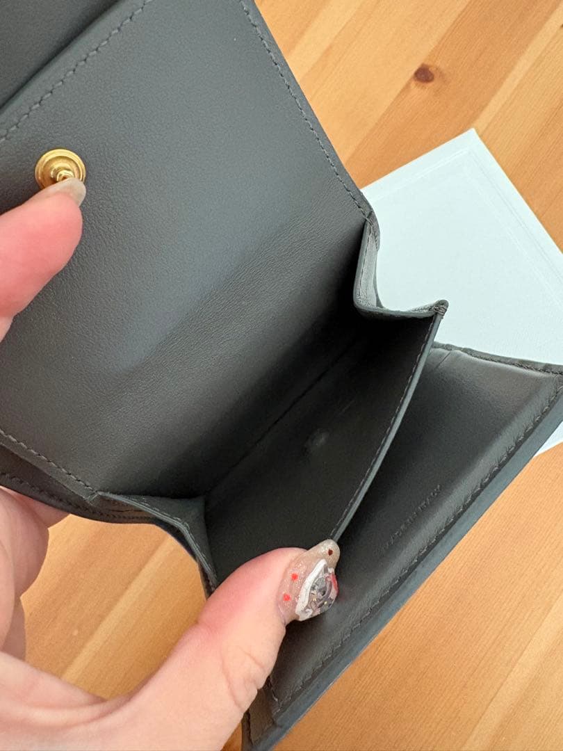 CELINE グレー 三つ折り財布