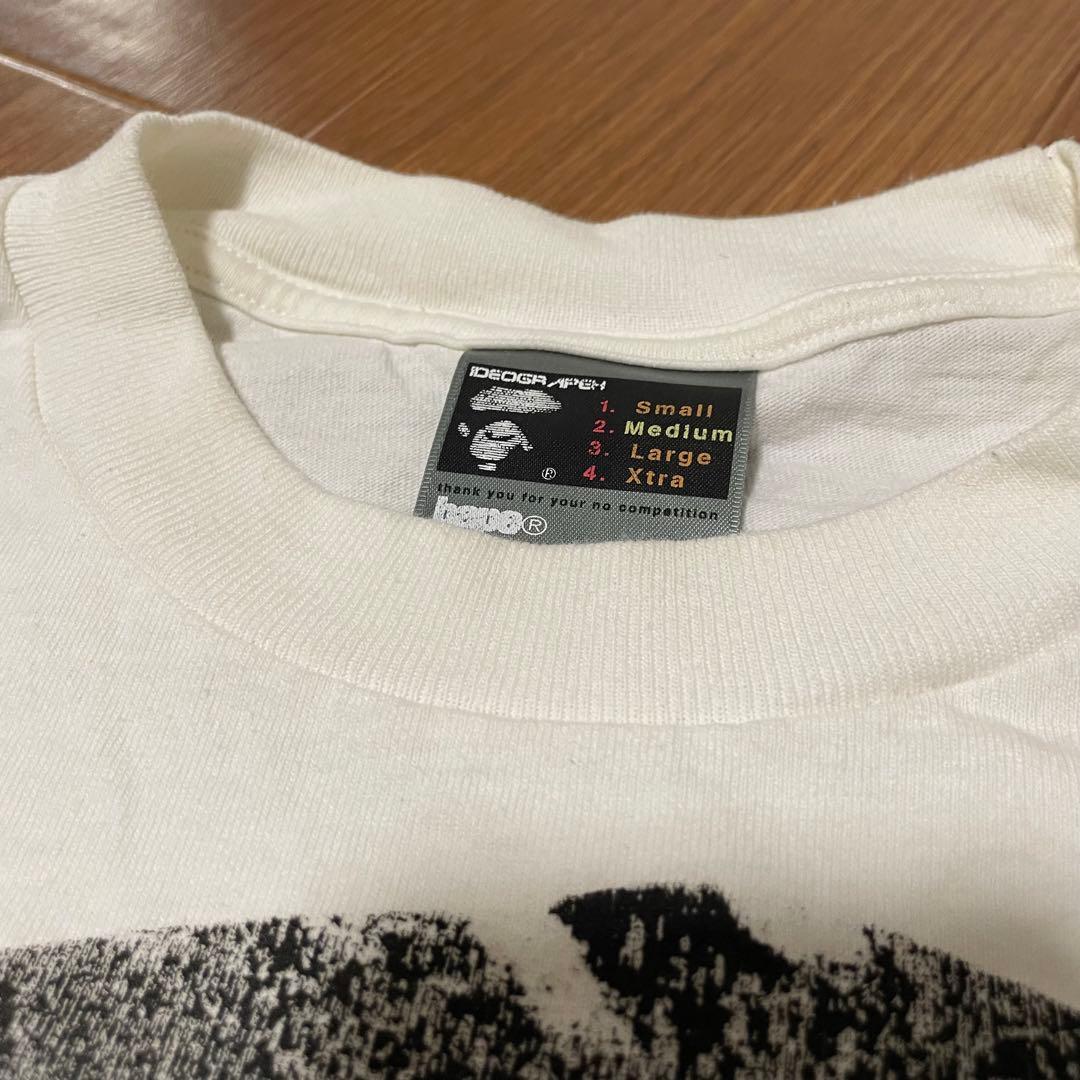 激レア 青山限定 A BATHING APE 手刷り TシャツMad Face