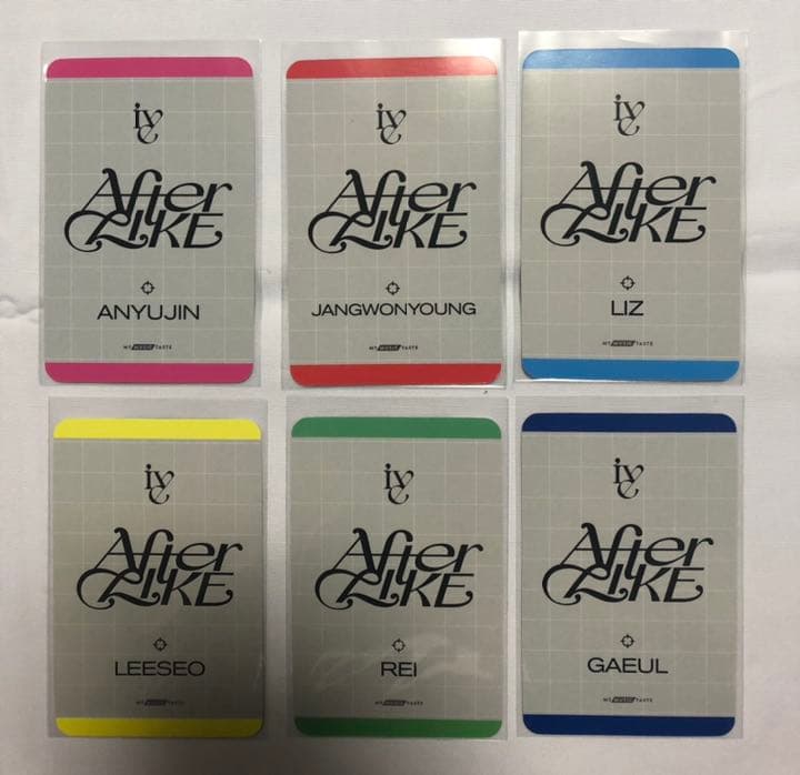 IVE  AfterLike MMT特典トレカ　コンプセット