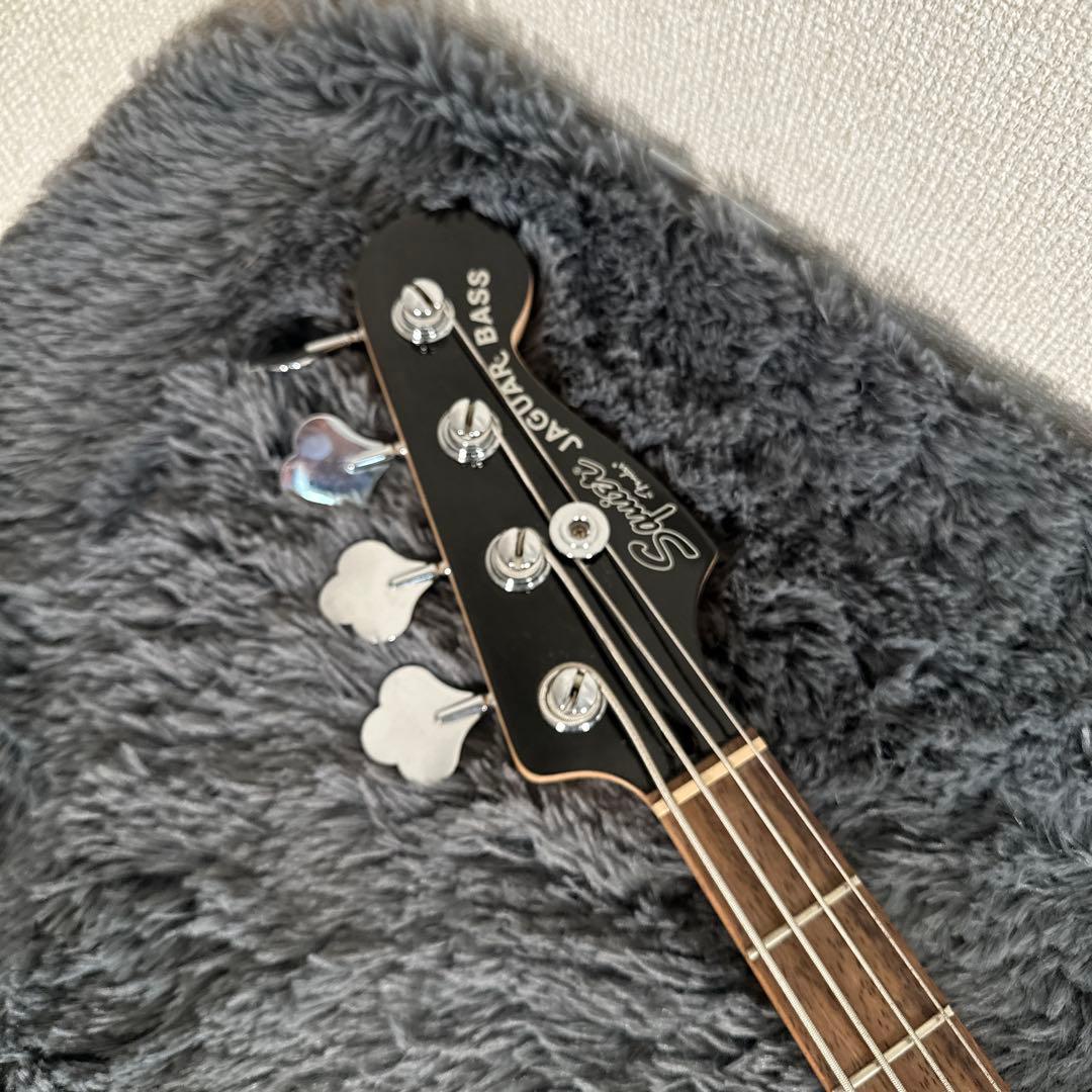 Squier Jaguar Bass エレキベース マッチングヘッド 弦楽器