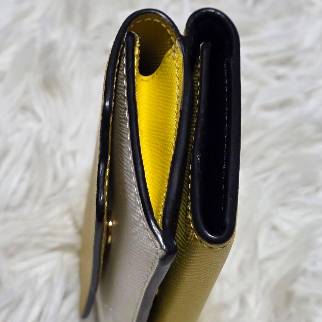 みんみん■MARNI　コンパクトウォレット　マルチカラー　三つ折り