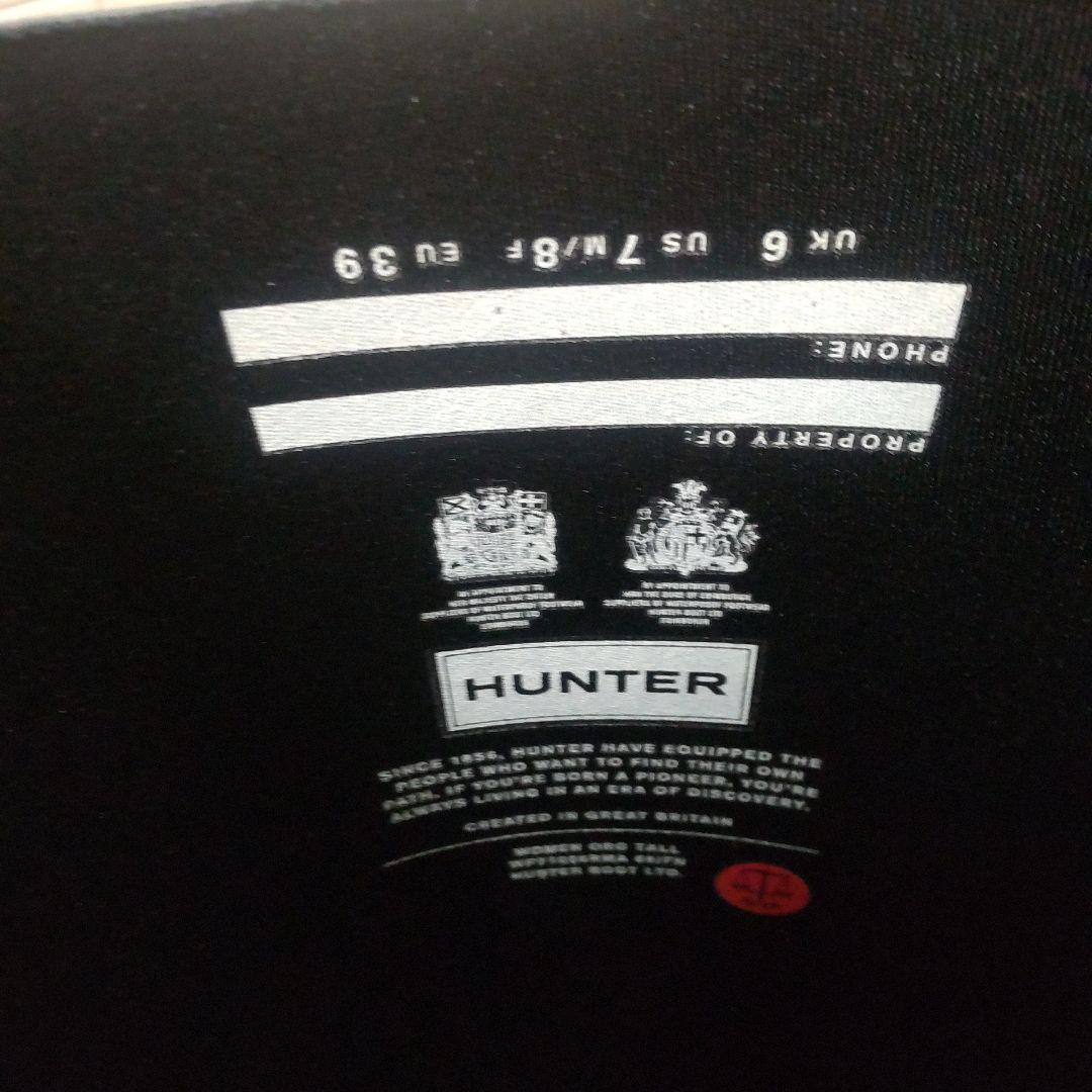 ハンター　HUNTER　ブーツ　ロングレインブーツ　UK6　25㎝相当　MJ79