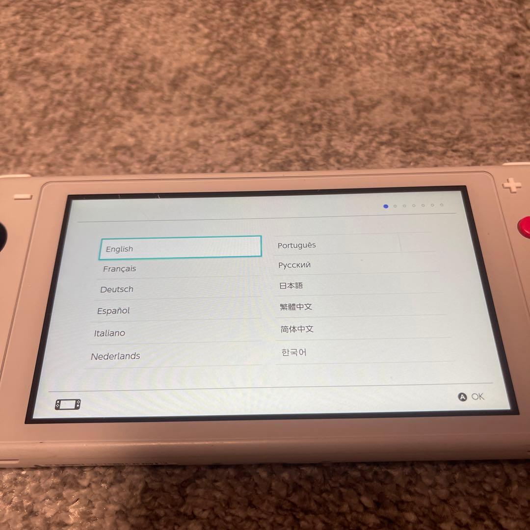 switch lite ソードシールド仕様　ジャンク