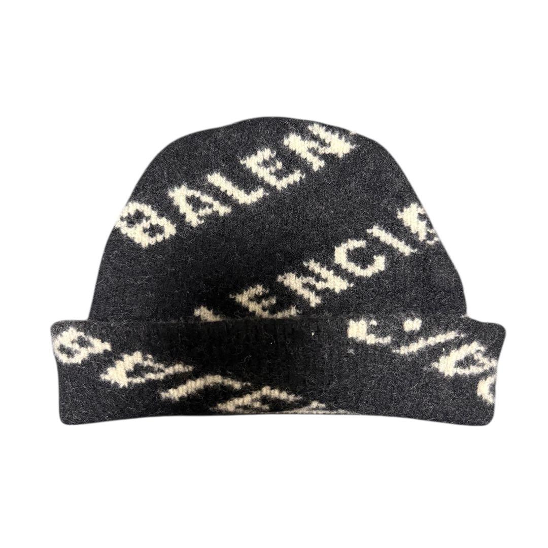 BALENCIAGA ビーニー JACQUARD LOGO BEANIE