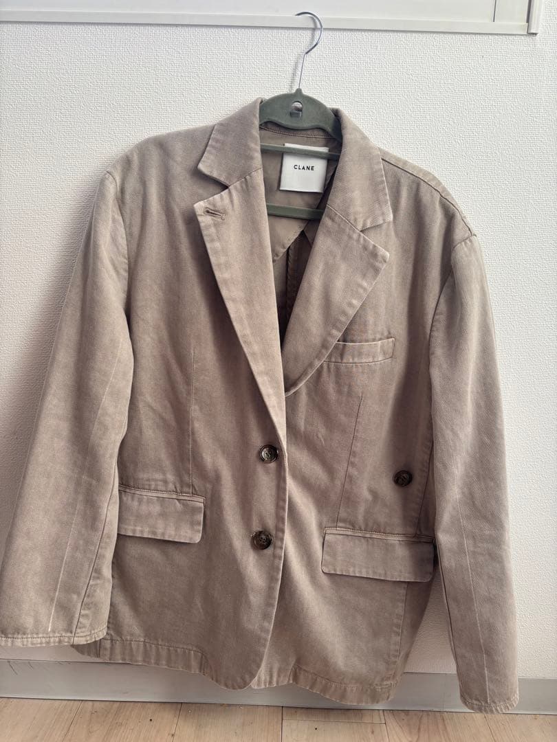 CLANE FADED COLOR TAILORED JACKET サイズ1