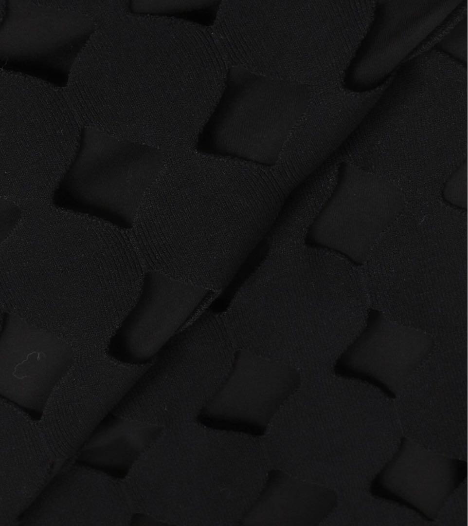Noble ノーブル　ドットモチーフニットスカート