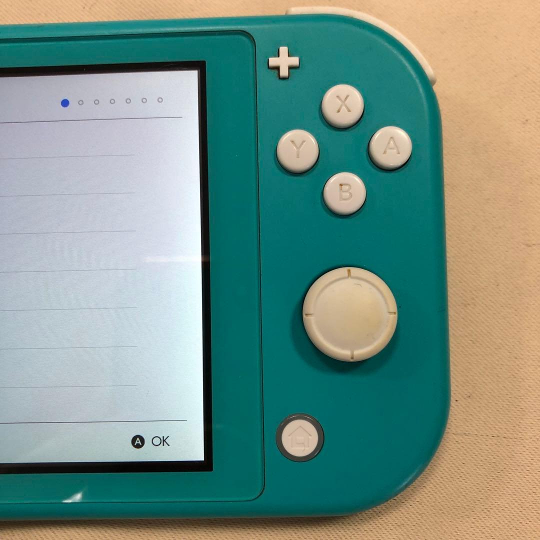 よ*）様 Nintendo Switch Lite 稼動品 ターコイズ 青系 メ