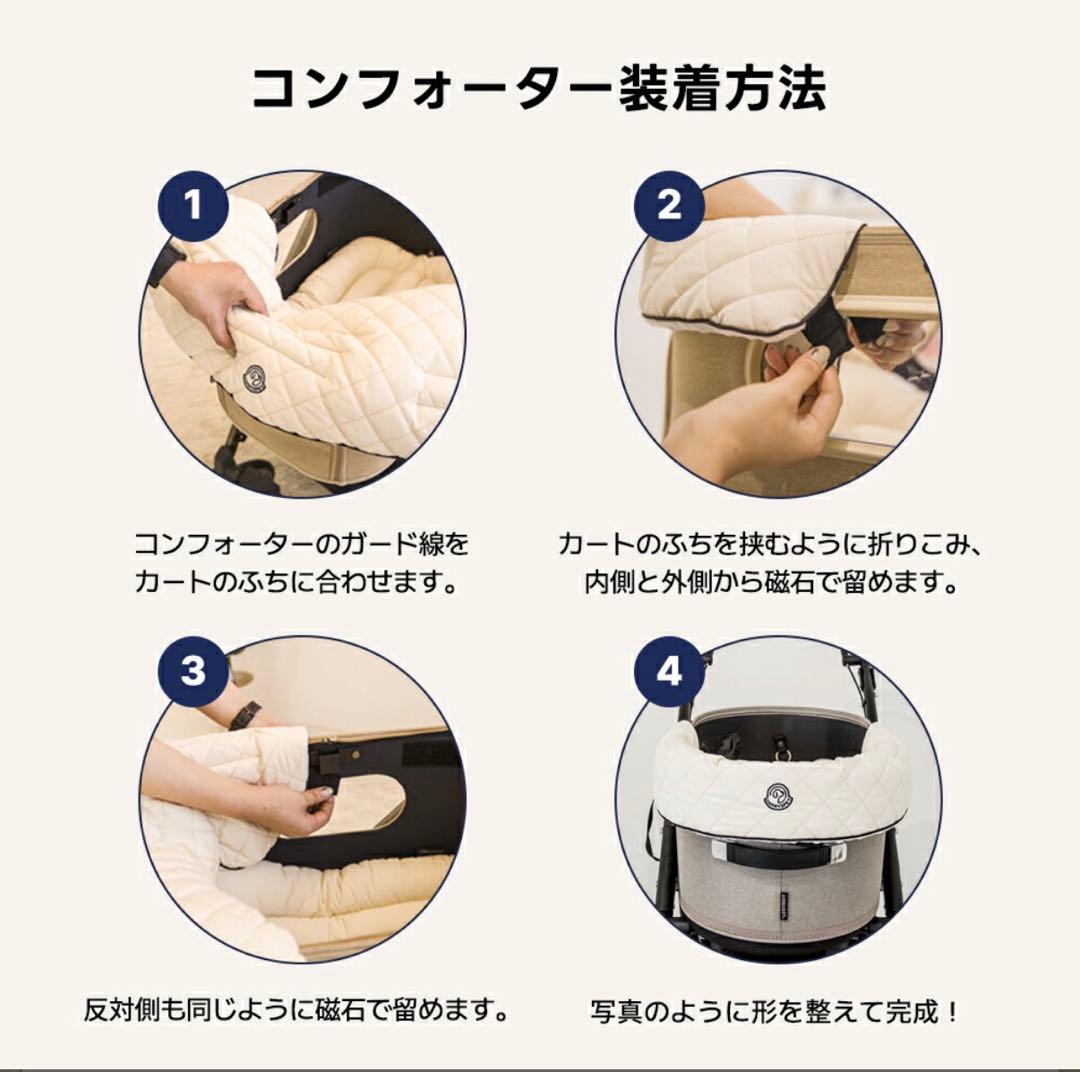 【新品同様】ハリースペット2点セット/スクエアグレー