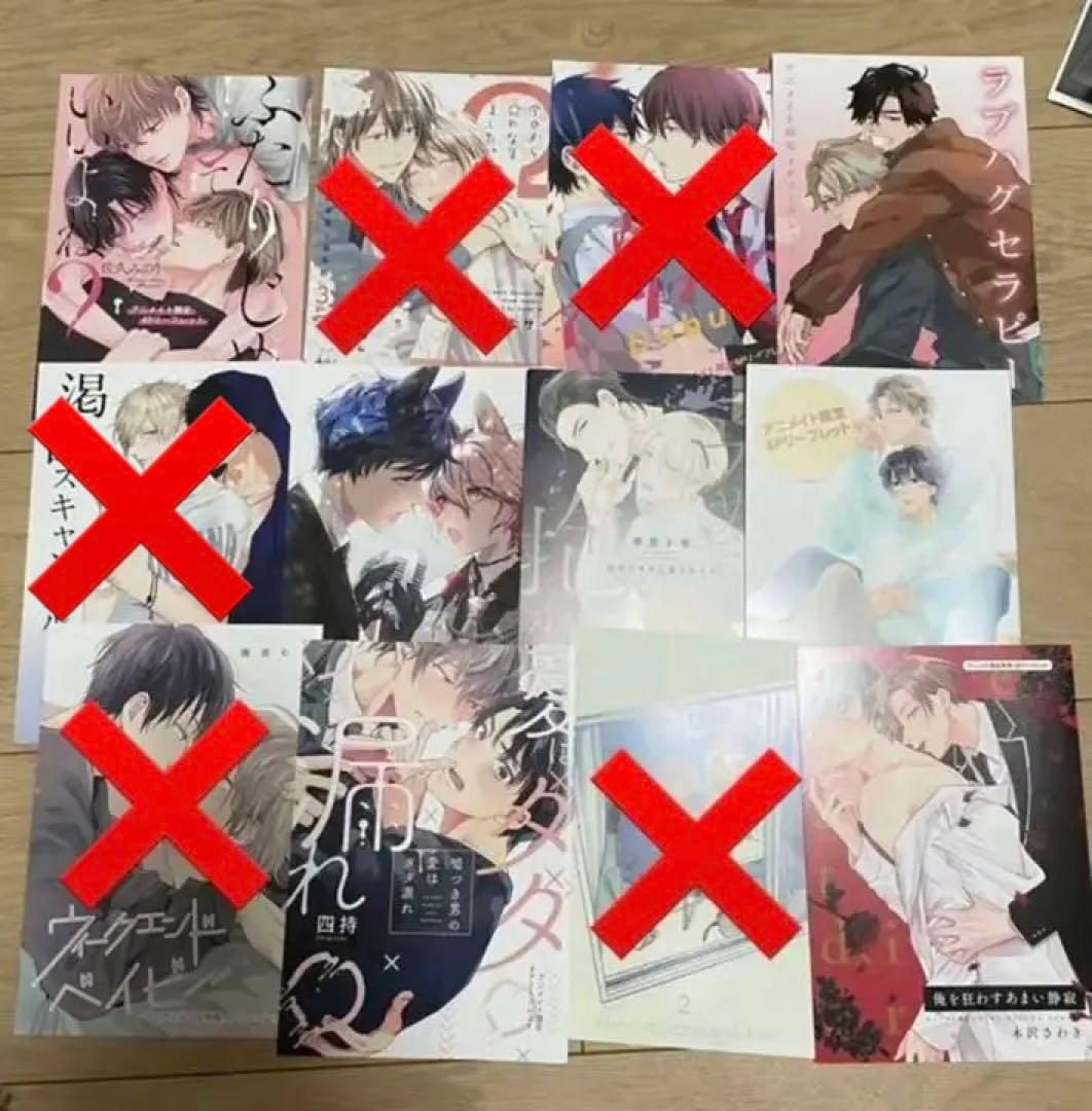 商業bl アニメイト　コミコミスタジオ　特典　リーフレット　漫画　bl コミック