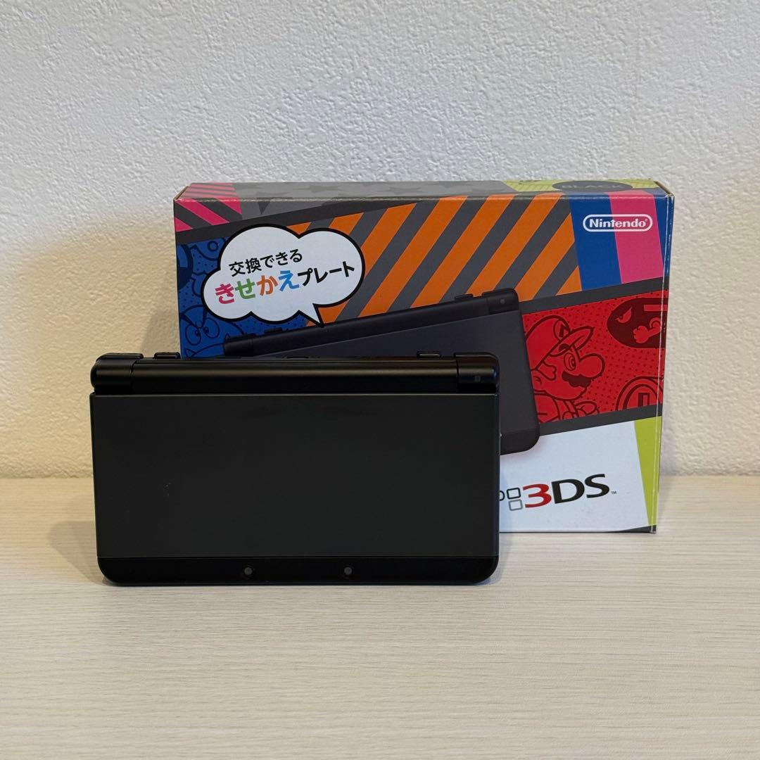 New ニンテンドー3DS ブラック 箱付き 3-026