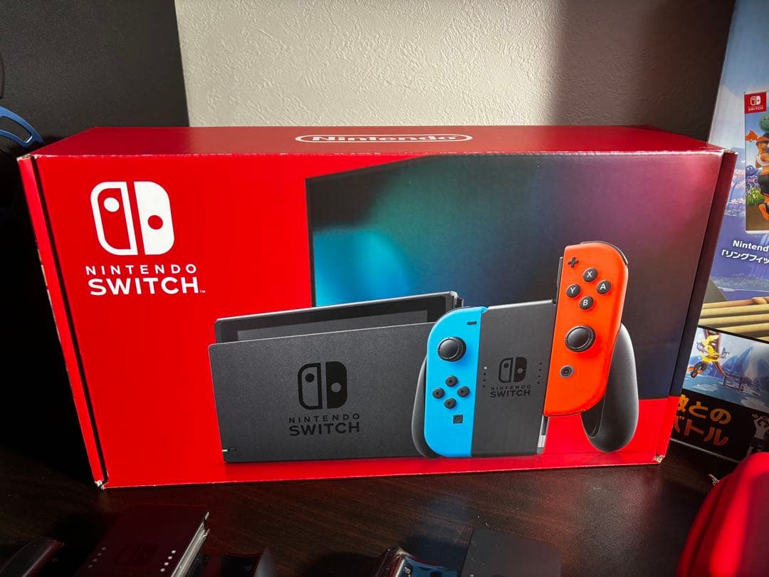 Nintendo Switch 青/赤 Joy-Con 本体 付属品付き
