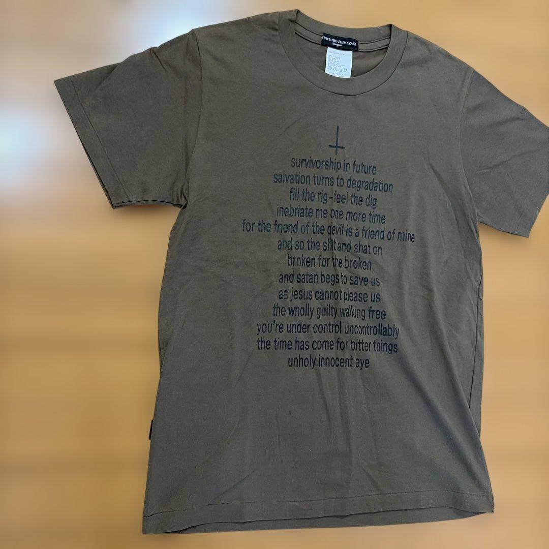 RYUICHIRO SHIMAZAKI homme メッセージ Tシャツ