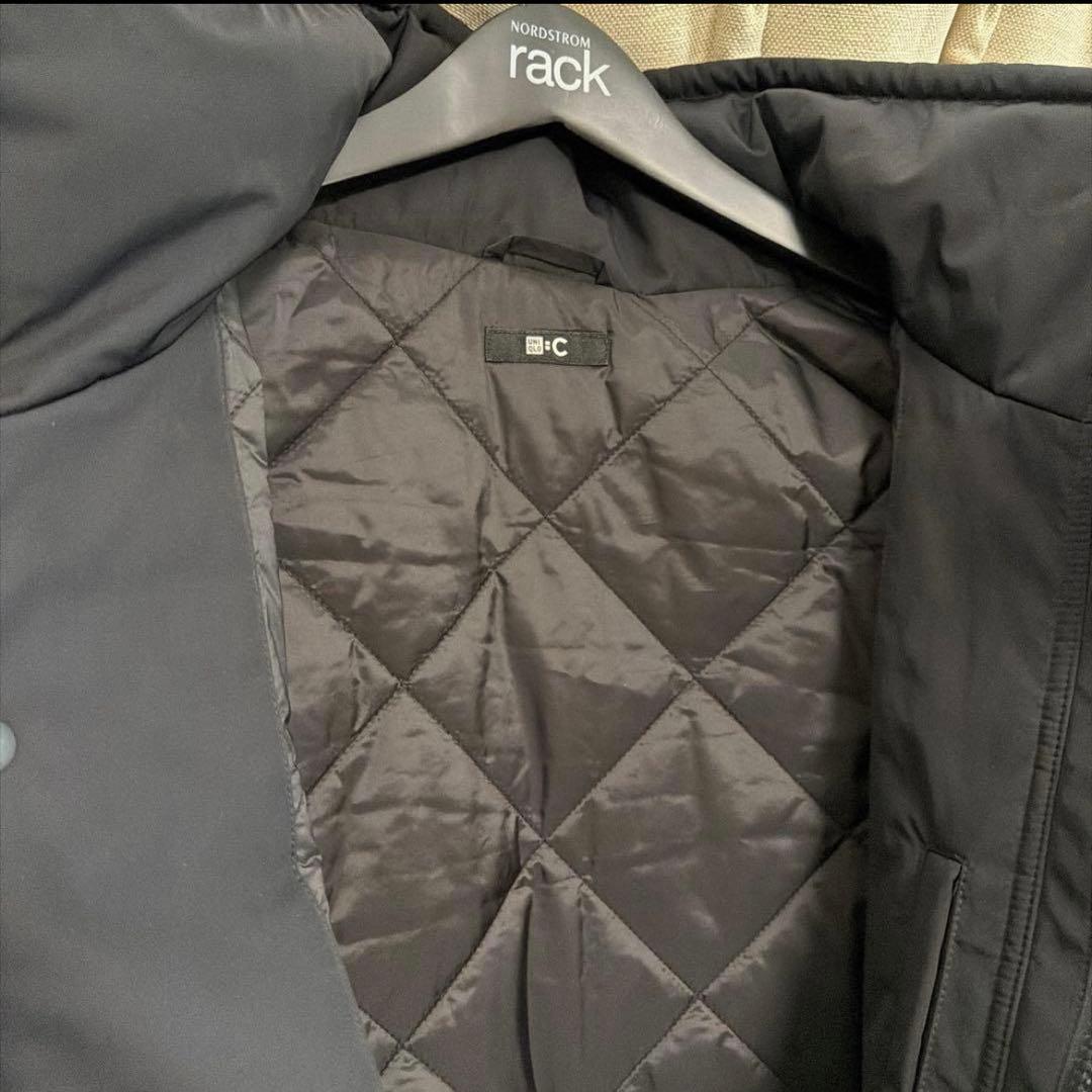 UNIQLO C ユニクロC フーデッドコート ブラック XL