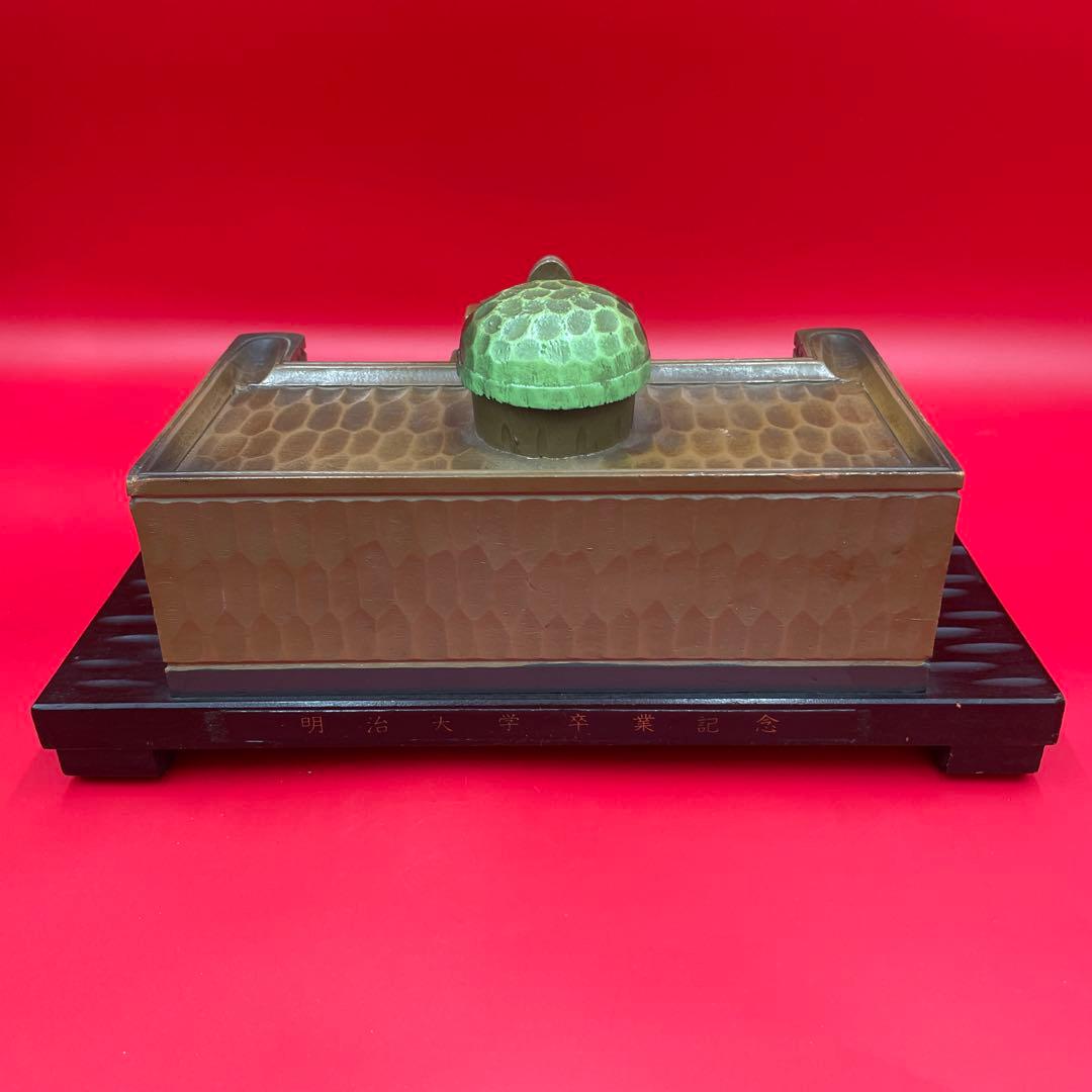 【動作確認済】明治大学 旧記念館 ドーム型オルゴール 卒業記念品 非売品