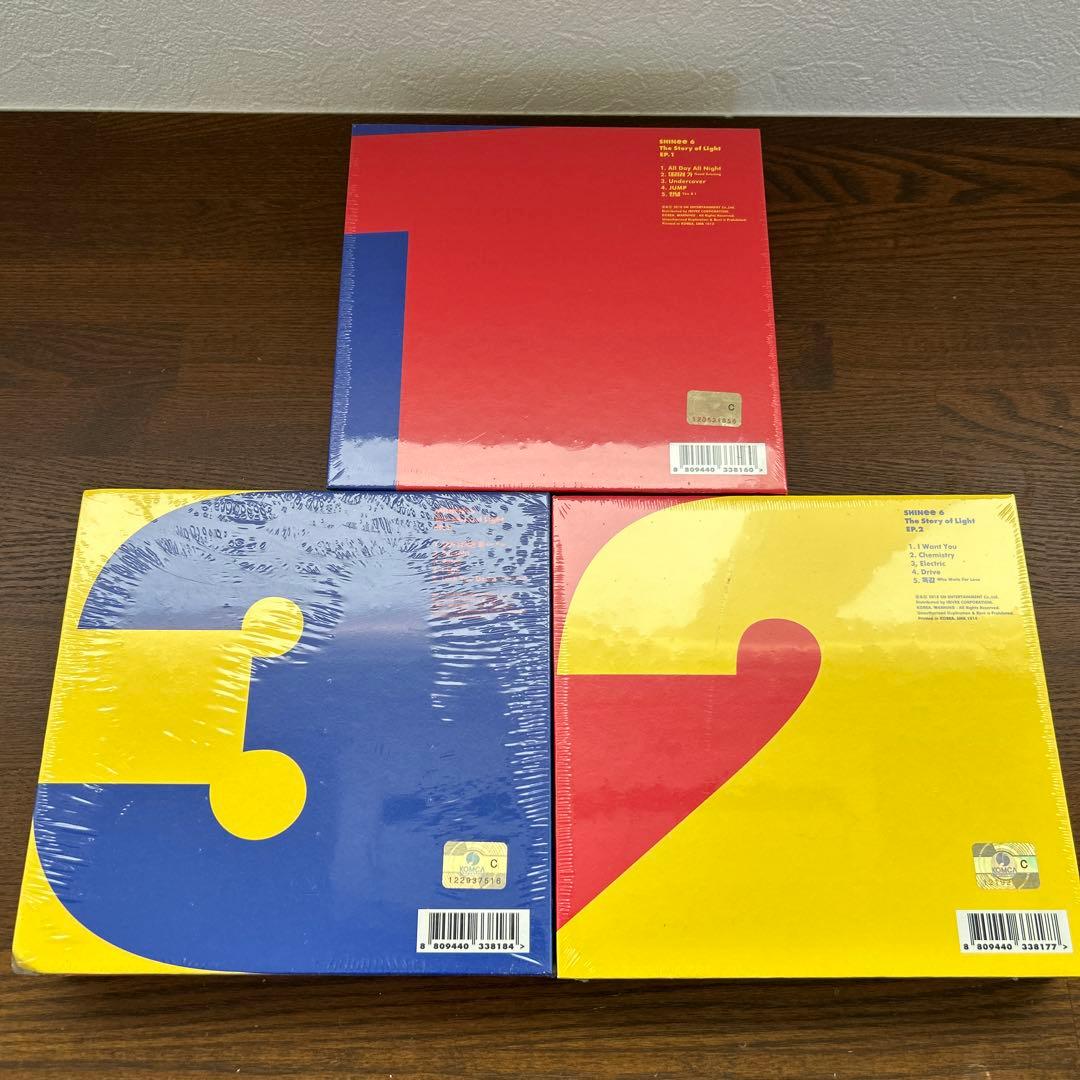 SHINee 6集The Story of Light 3枚セット　未開封
