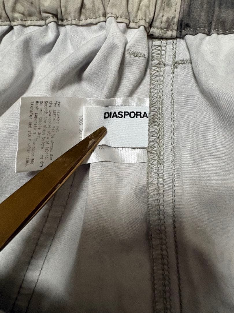 DIASPORA ミリタリー ワイドパンツ CAMO