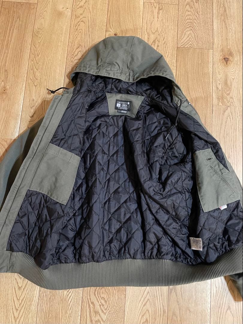 み*な様 Carhartt アクティブジャケット　希少カラー　mos グリーン