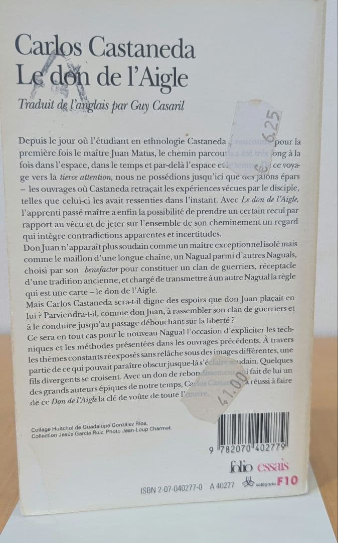 Carlos Castaneda フランス語著作 8冊セット