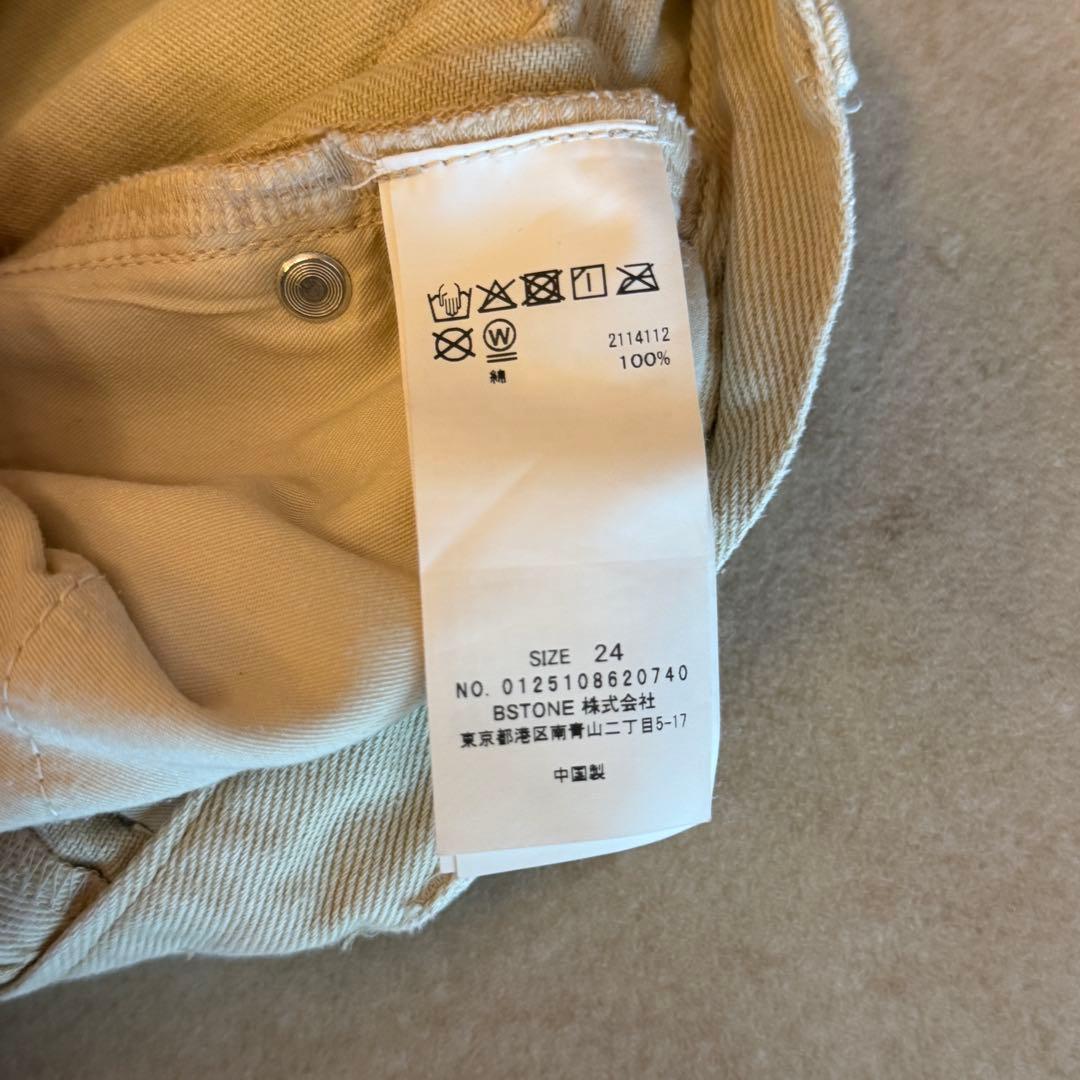 パンツ Ameri FOIL STRAIGHT COLOR DENIM