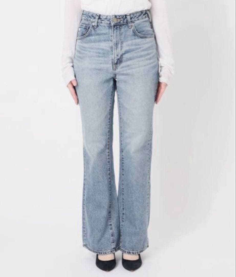 Spick&Span サムシング LISA VINTAGE FLARE デニムS