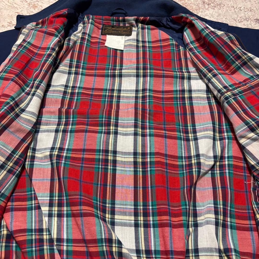 80's Eddie Bauer エディー ハリントンジャケット チェック M