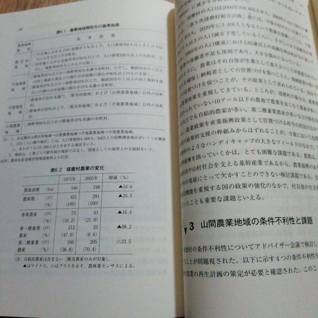 農業の本、限界集落の生活と地域づくりなど