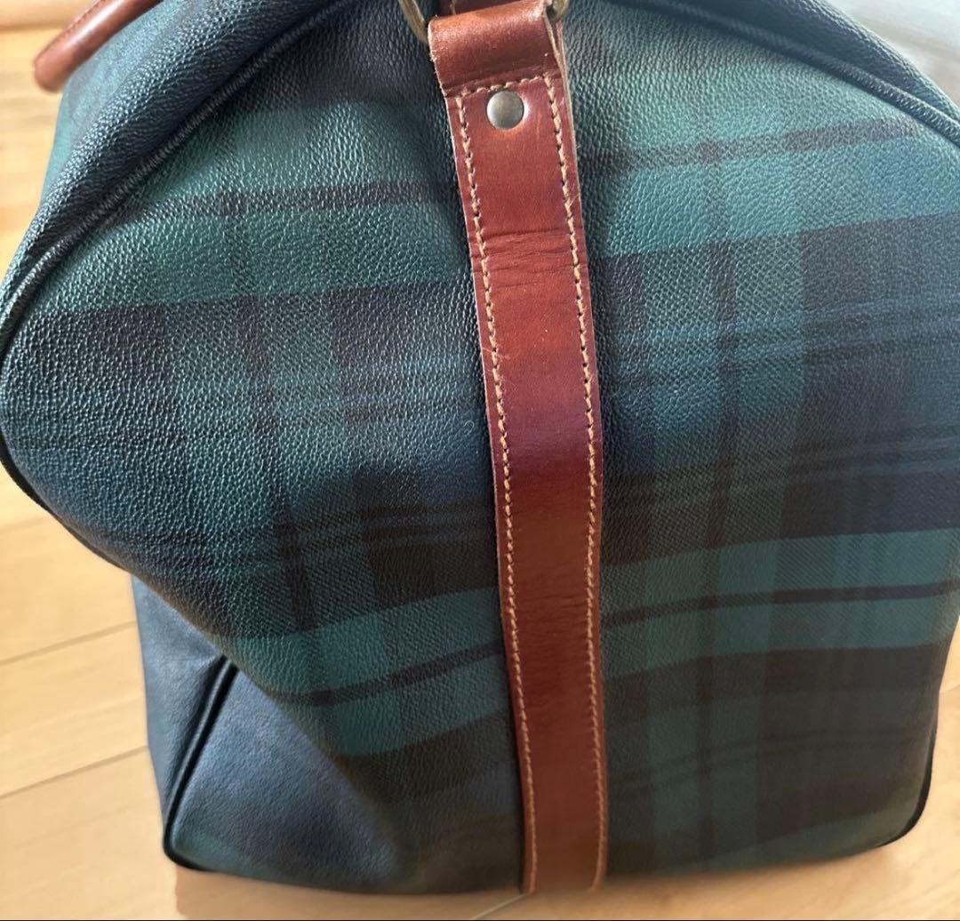 【本日限定価格】超美品 ポロラルフローレン ブラックウォッチ ボストンバッグ