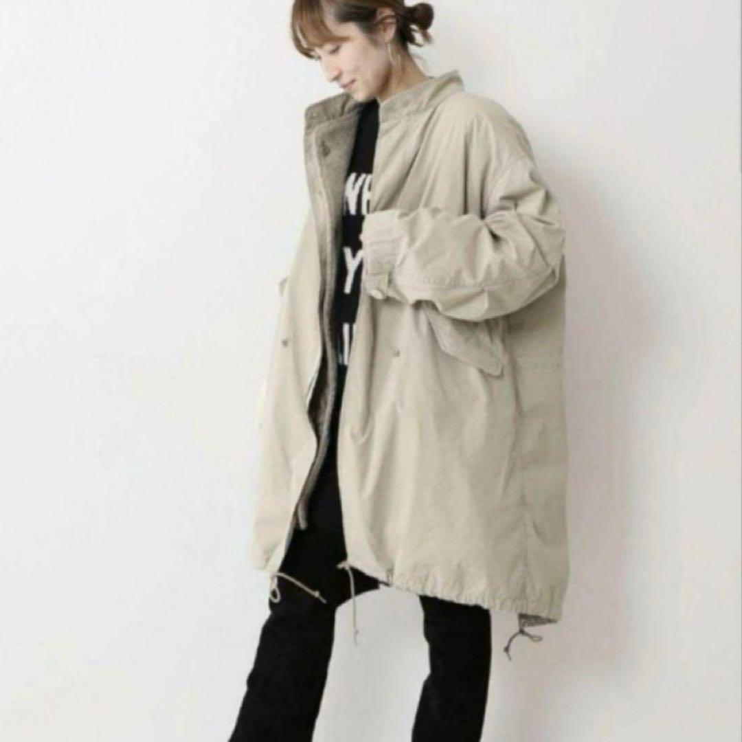 【春秋冬◎】FRAMeWORK 4way ロングコート ベージュ 36 アウター