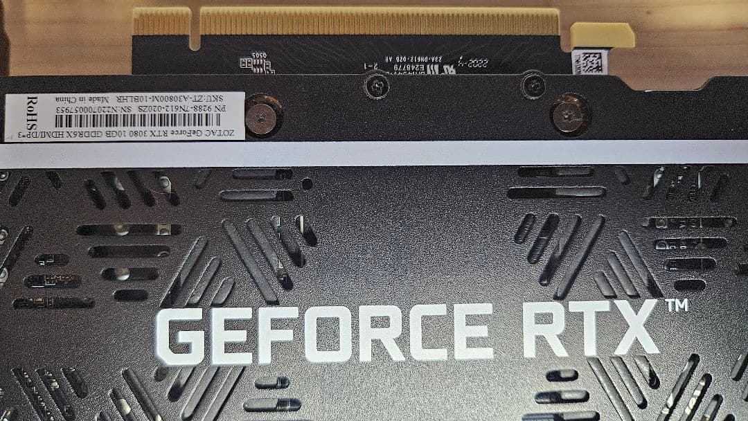 グラフィックボード・グラボ・ビデオカード ZOTAC RTX 3080 10G GDDR6X HDMI /DP