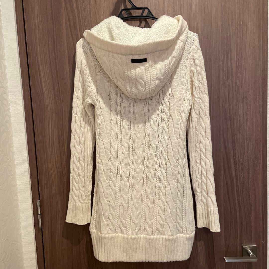 BURBERRY ブルーレーベル ダッフル フード付き カーディガン 38