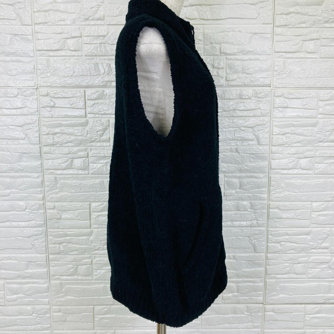 【極上の肌触り】kashwére カシウエア ジップアップ ベスト Lサイズ