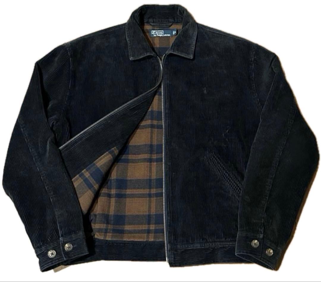 POLO RALPH LAUREN 90s 黒 コーデュロイ スイングトップ