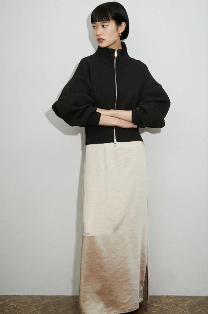 【新品】ADAM ET ROPE ショートジャガード ドライバーズ ニット