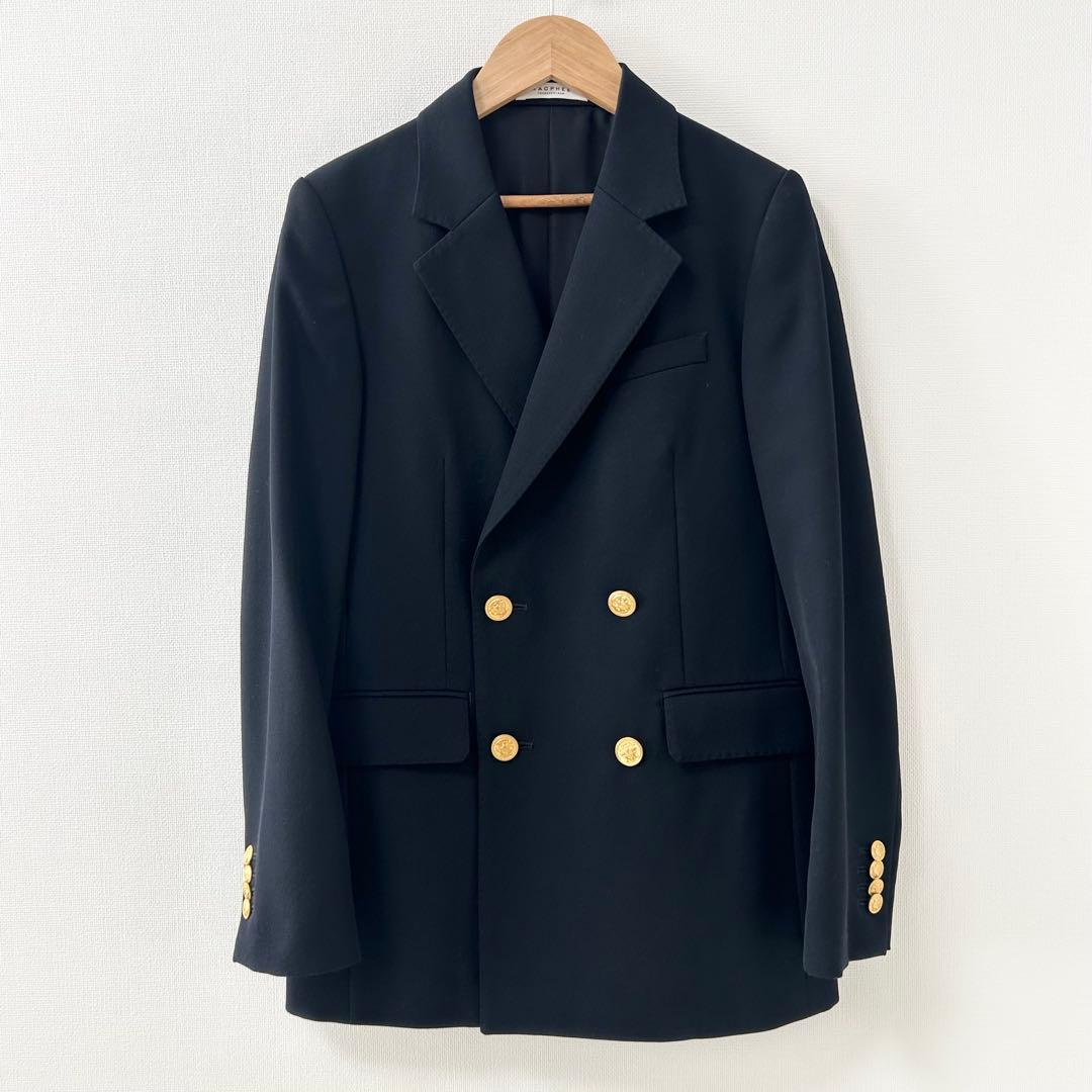 MACPHEE ビンテージギャバジン ダブルブレストジャケット　ネイビー　34