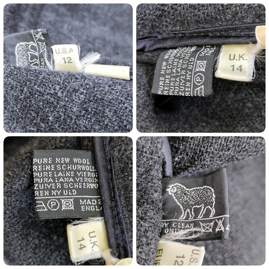 希少　SHIPS　ダッフルコート　ヘリンボーン　ウール 100%　ムーアブルック