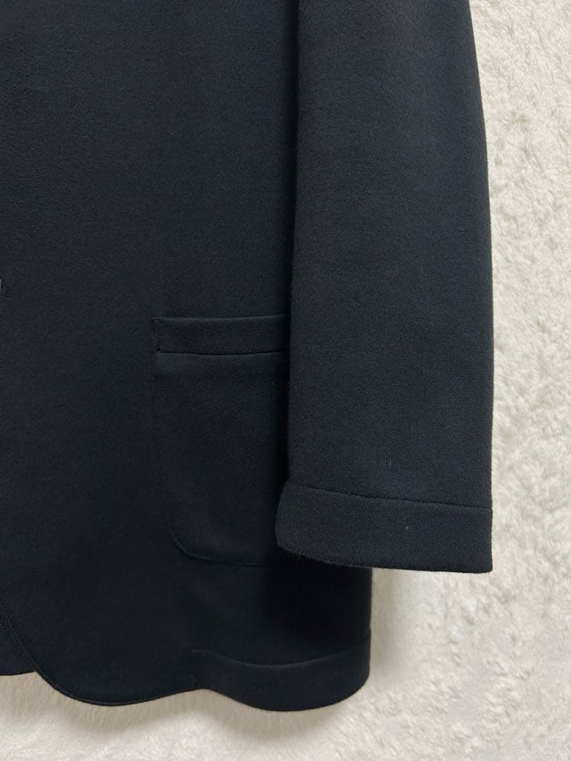 【美品】秋冬物 Three Dots ジャケット 40 JP-L AB5 濃紺