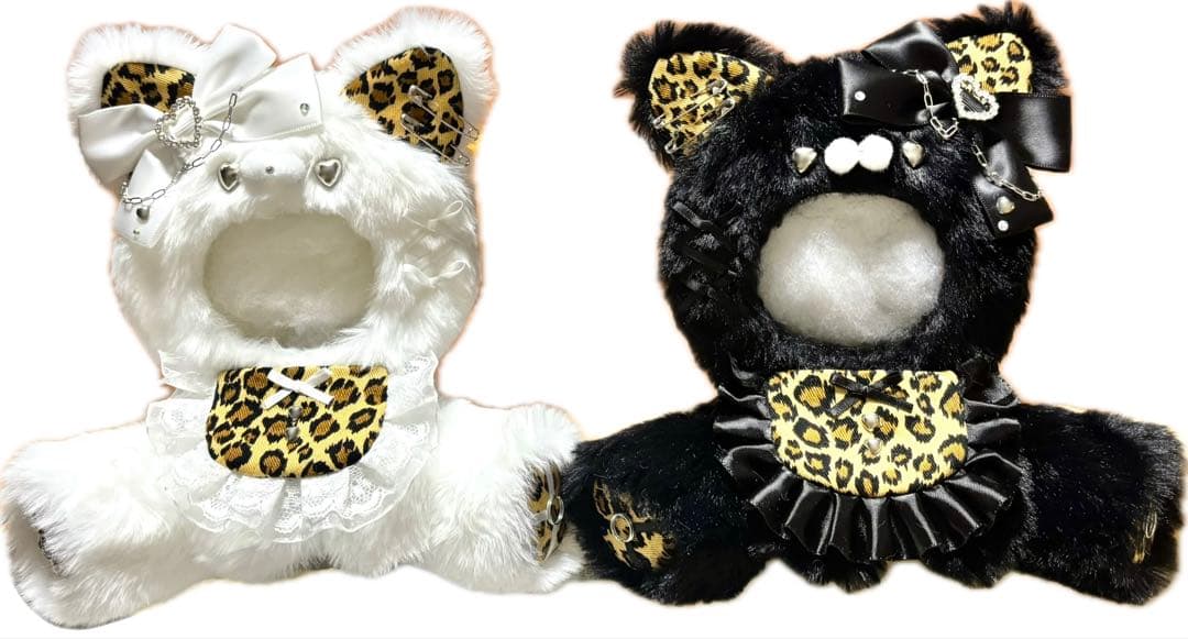 おすわりぬい服 レオパード ねこ 豹10~13cm いつぬい にじさんじぱぺっと