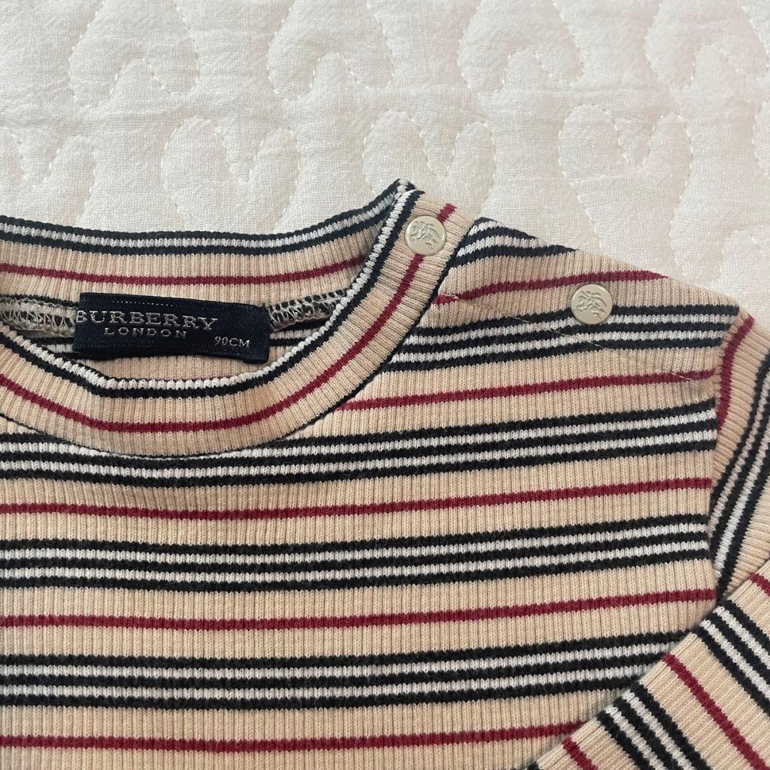 バーバリー Burberry　デニムワンピース　トップスセット　９０