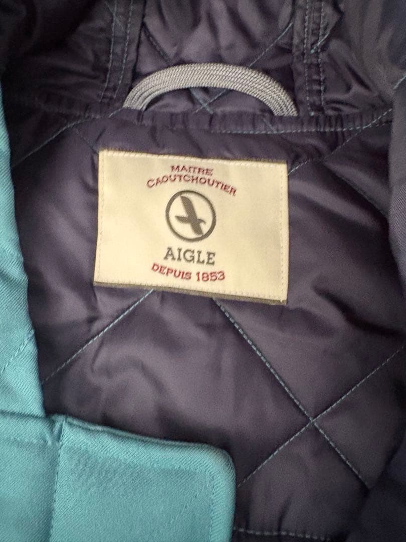専用　AIGLE エーグル メンズ 中綿ダウン キルティング ダッフルコート L
