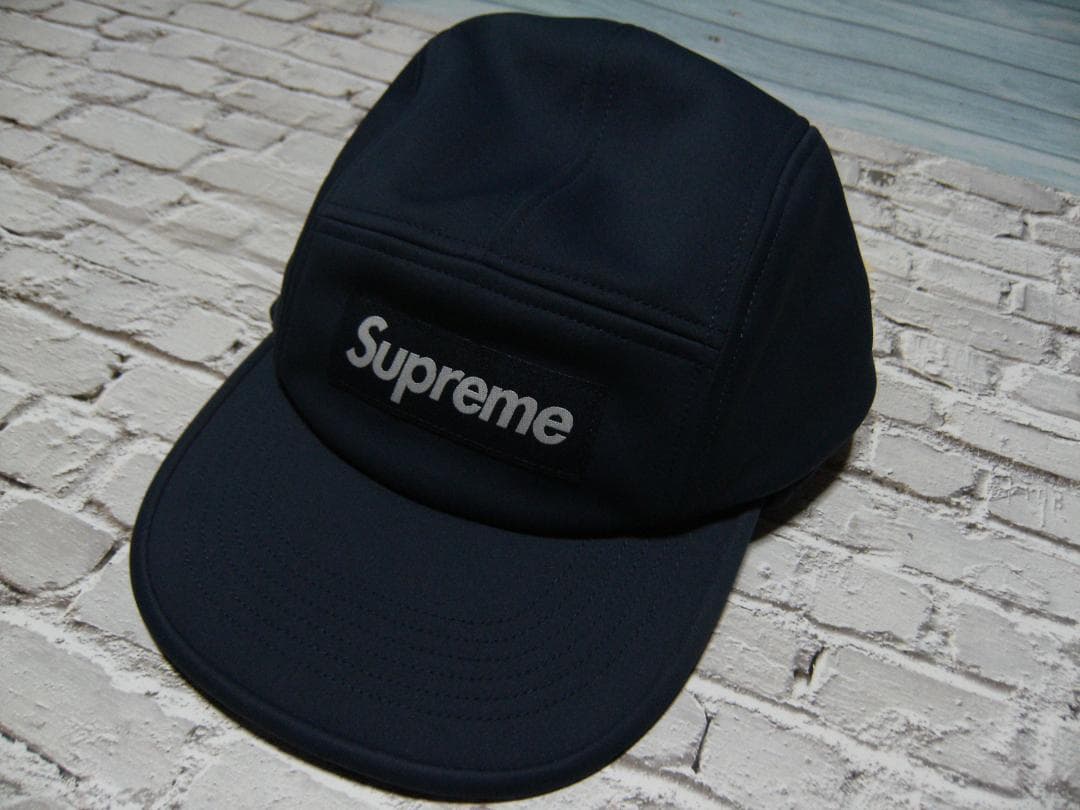 新品未使用！SUPREME イヤーフラップ キャンプキャップ ネイビー