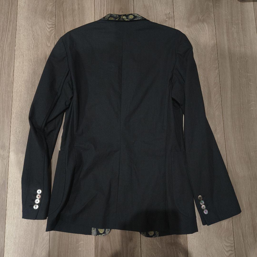 レ*ン様 Paul Smithコットンリネンテーラードジャケット シルク XLサ