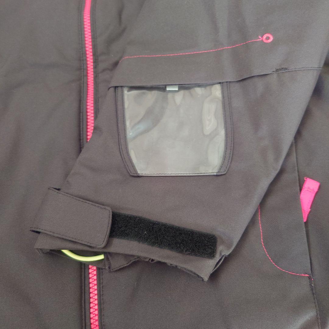 DESCENTE 子ども用スキーウェア 140 ピンク 黒 グレー